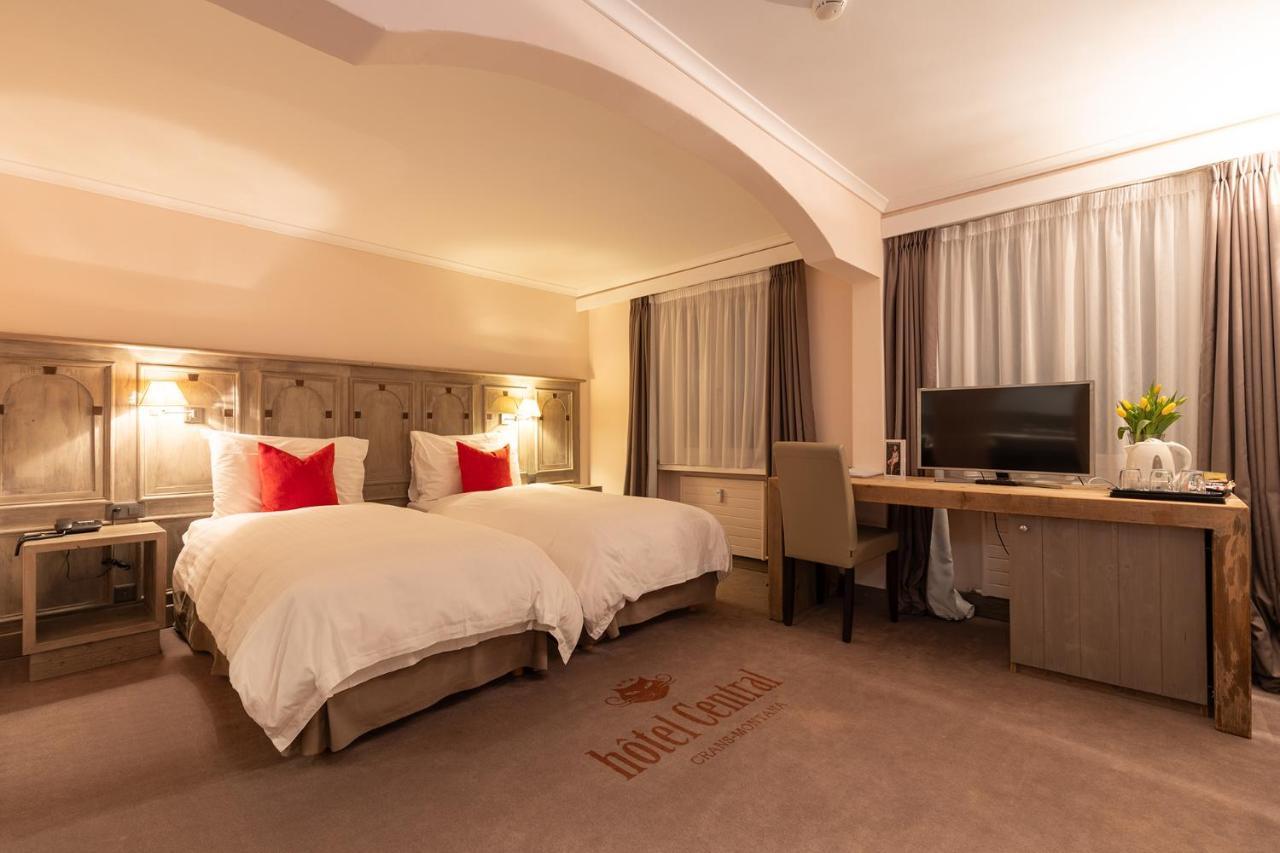 Hotel Central, Spa & Lounge Bar Crans-Montana Exterior foto